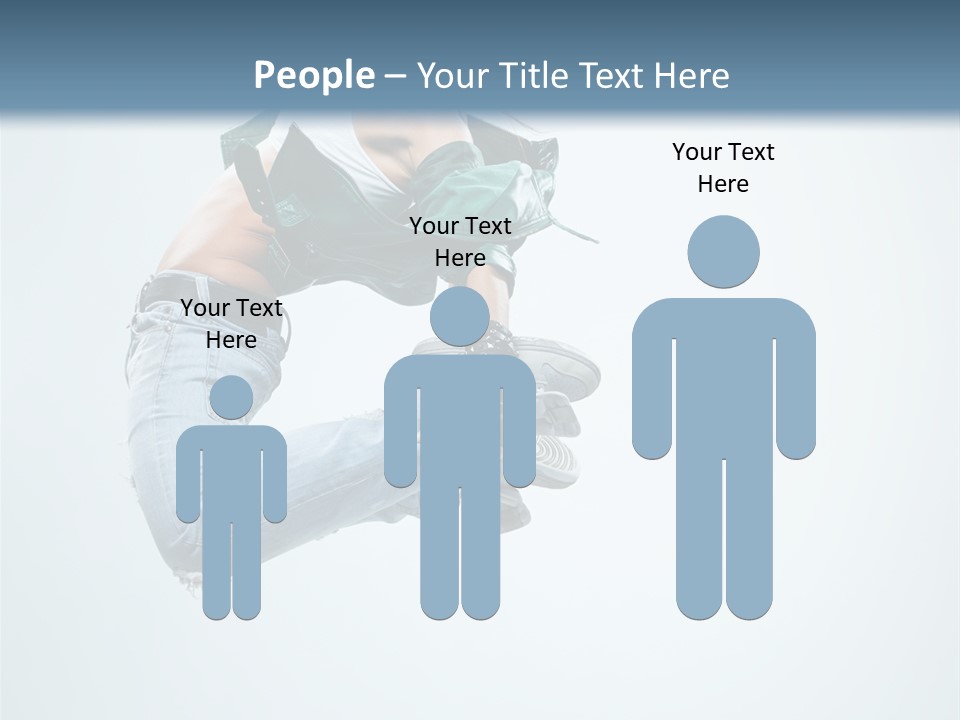 Dancer Mid Air Hip Hop PowerPoint Template