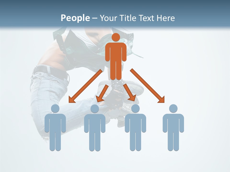 Dancer Mid Air Hip Hop PowerPoint Template