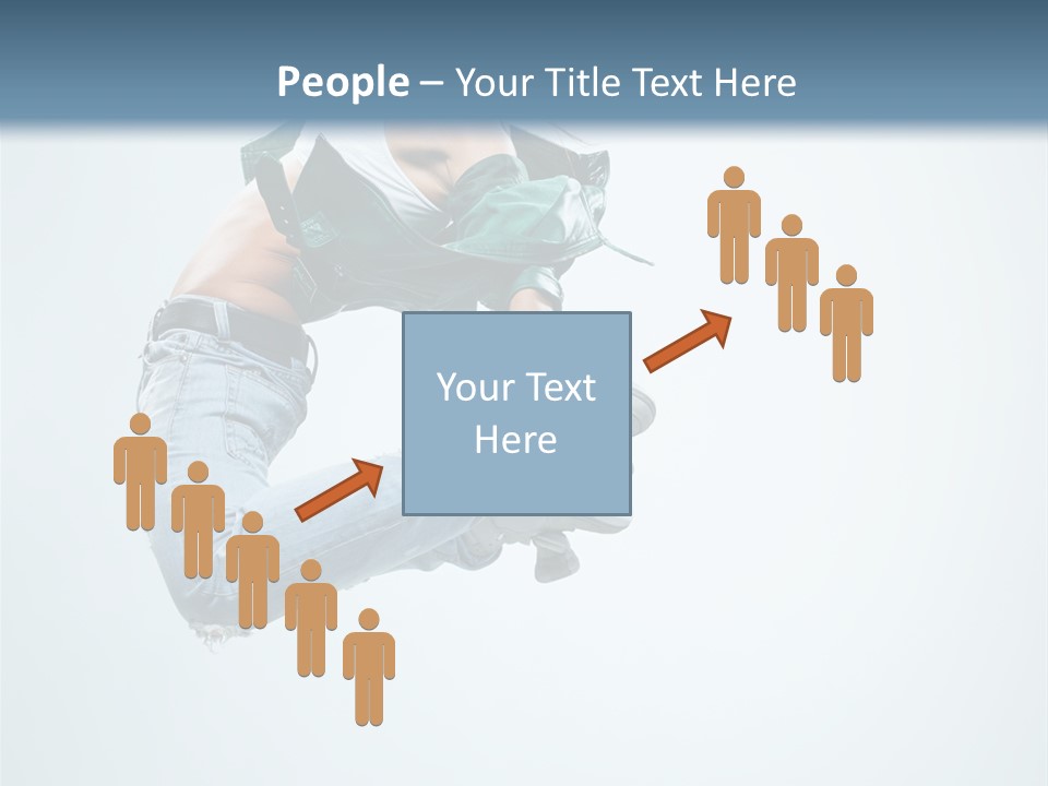 Dancer Mid Air Hip Hop PowerPoint Template