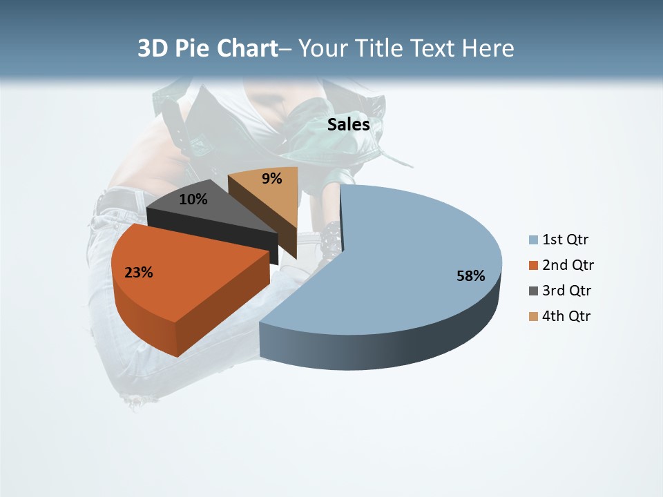 Dancer Mid Air Hip Hop PowerPoint Template