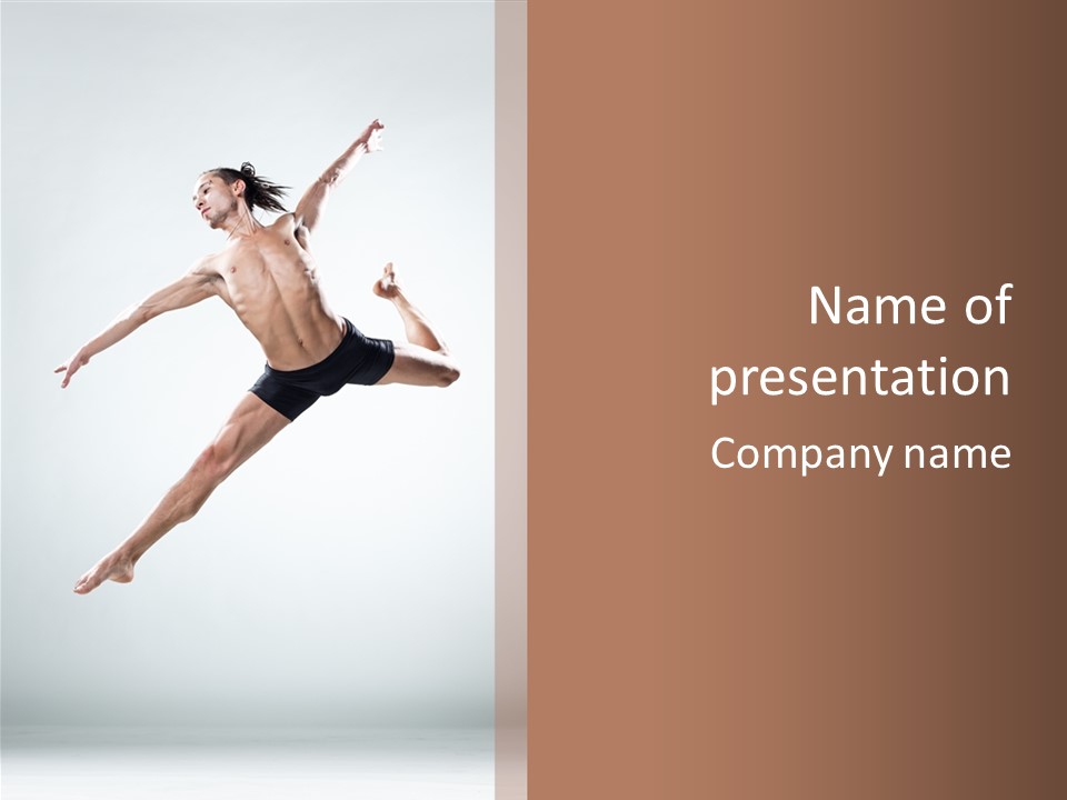 Movement Port Action PowerPoint Template