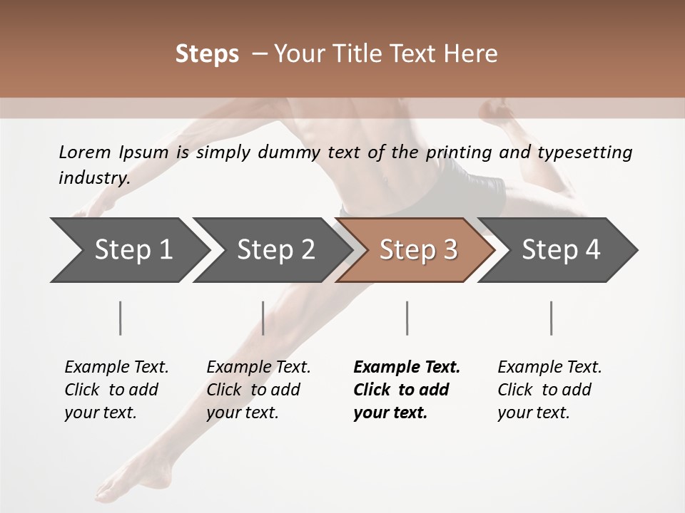 Movement Port Action PowerPoint Template