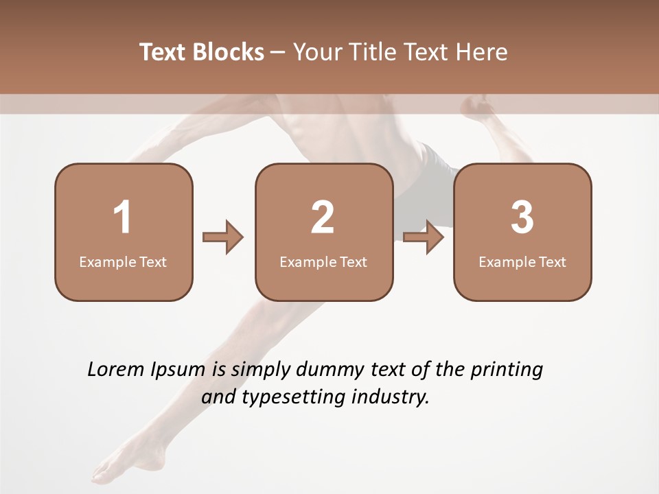 Movement Port Action PowerPoint Template