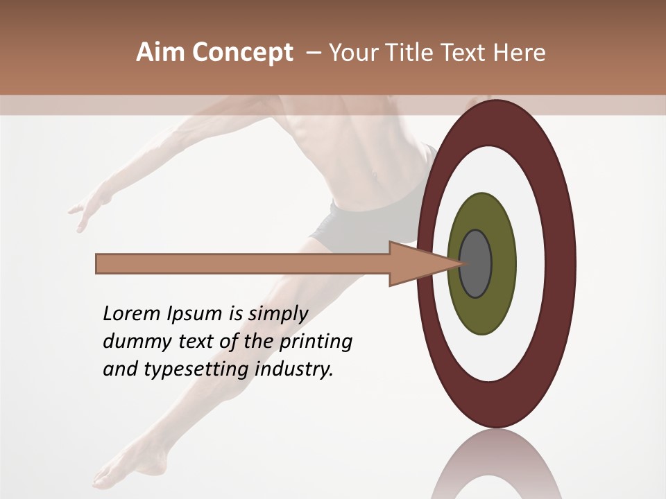 Movement Port Action PowerPoint Template