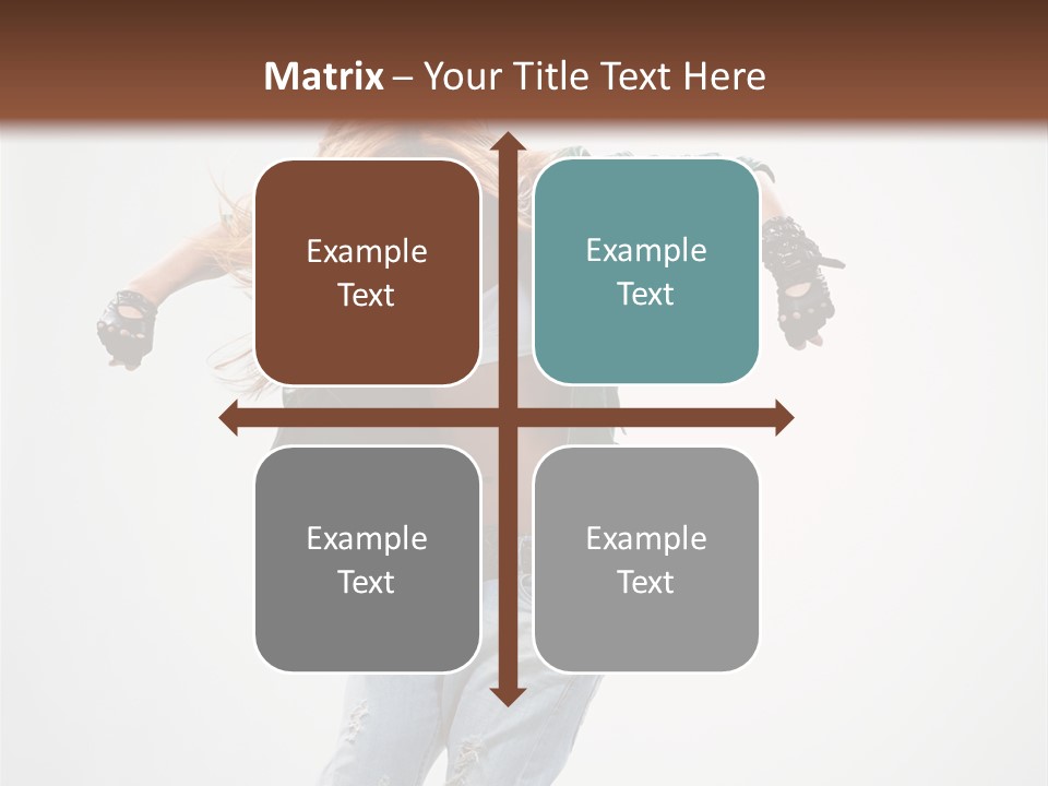 Female Funky Color PowerPoint Template