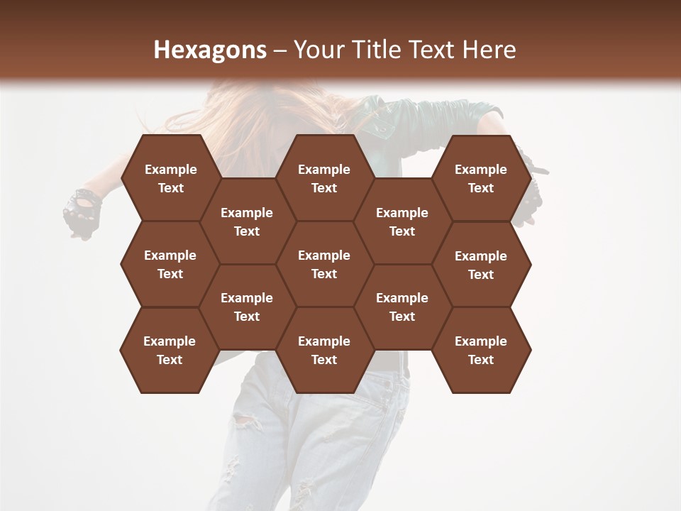 Female Funky Color PowerPoint Template