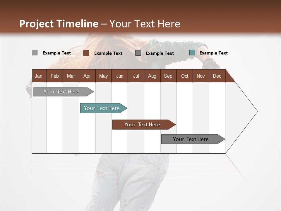 Female Funky Color PowerPoint Template
