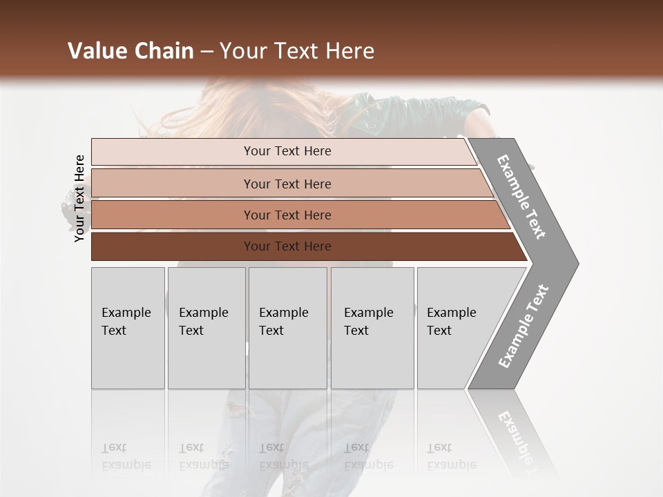 Female Funky Color PowerPoint Template