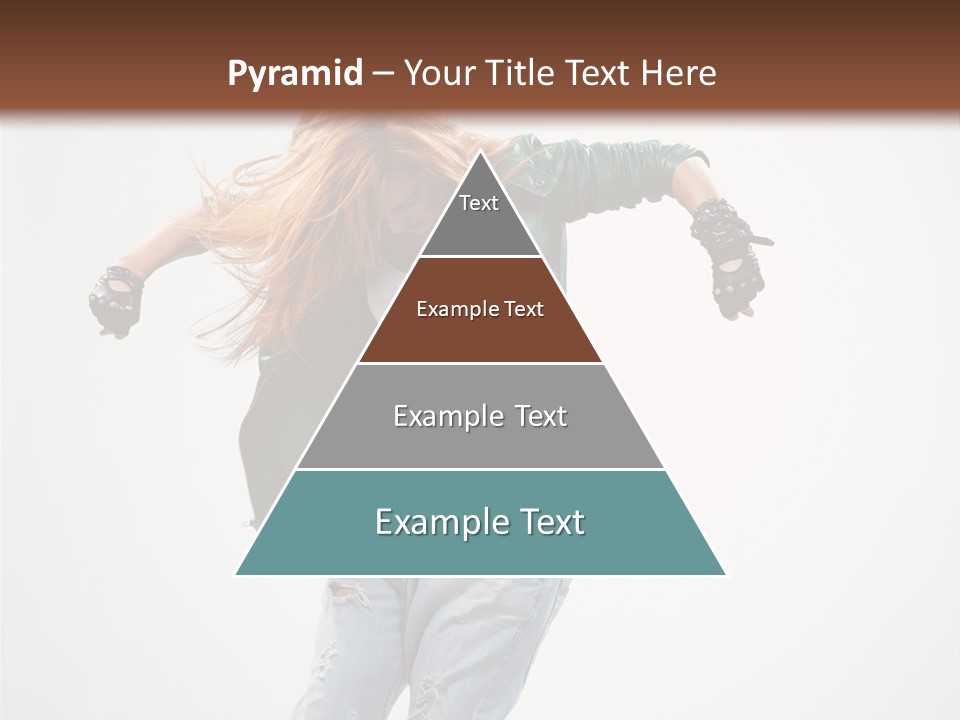 Female Funky Color PowerPoint Template