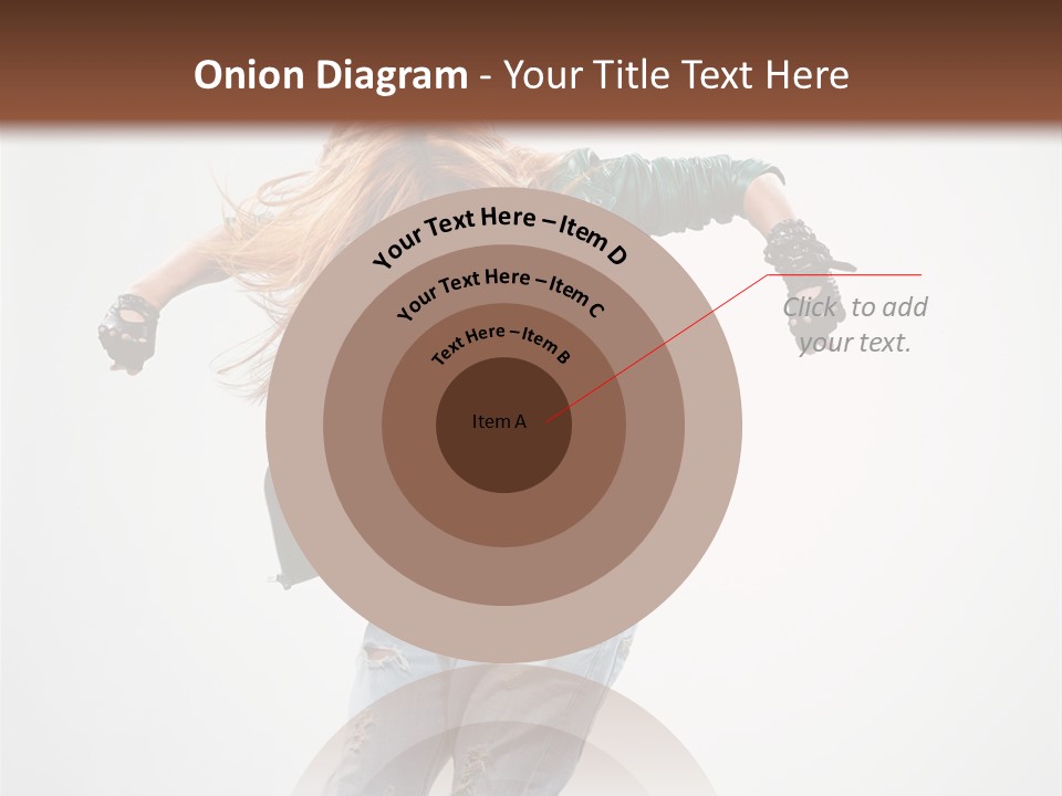 Female Funky Color PowerPoint Template