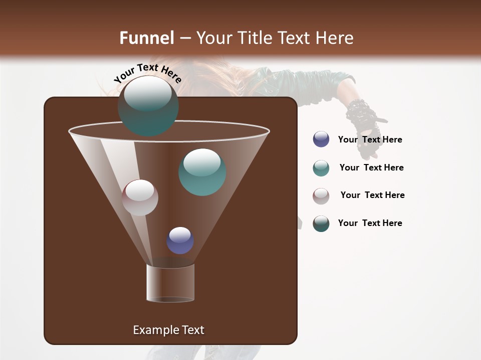 Female Funky Color PowerPoint Template