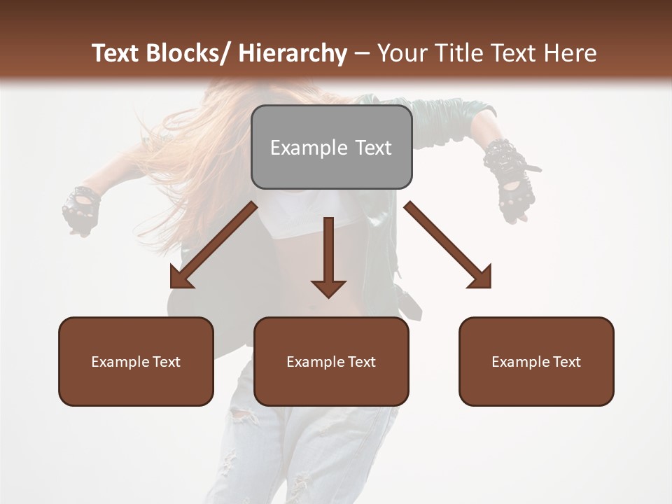 Female Funky Color PowerPoint Template