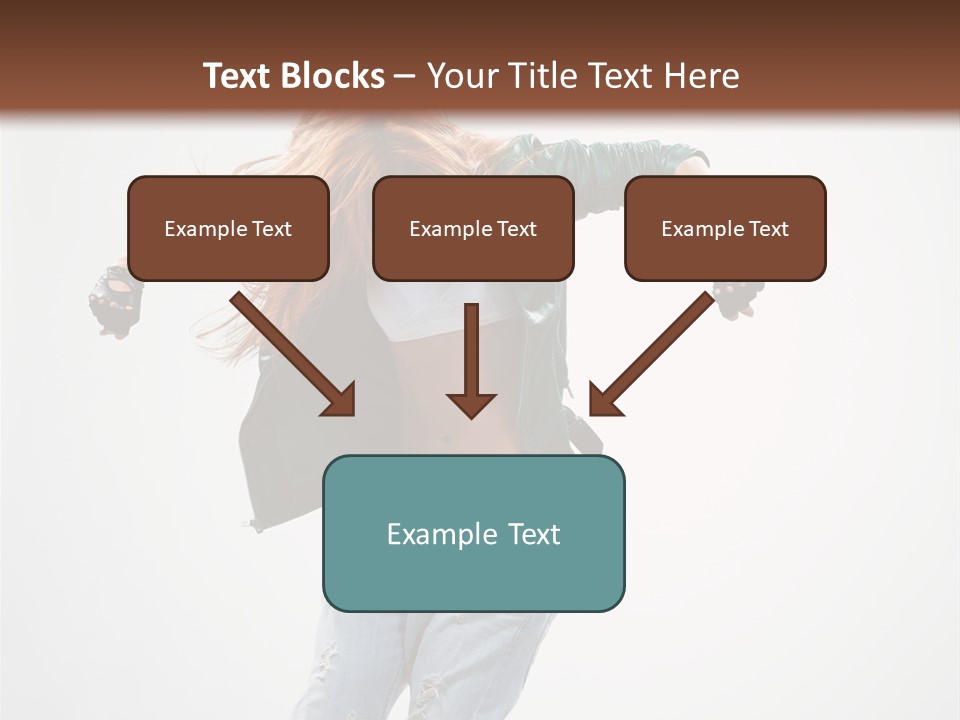 Female Funky Color PowerPoint Template