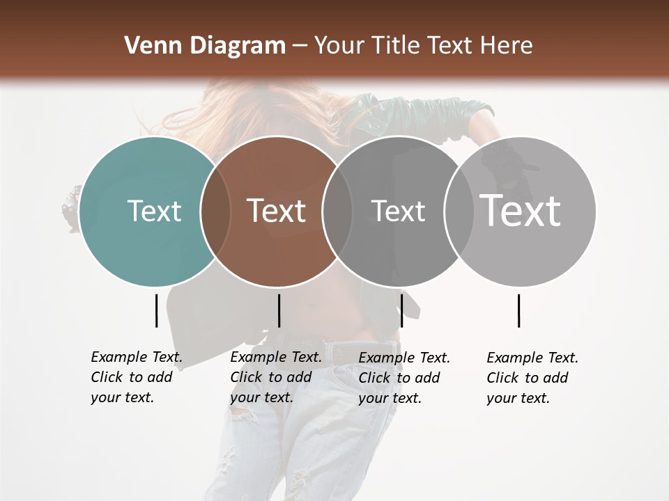 Female Funky Color PowerPoint Template