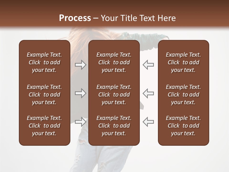 Female Funky Color PowerPoint Template