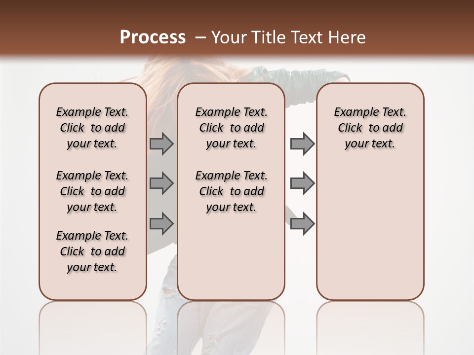 Female Funky Color PowerPoint Template