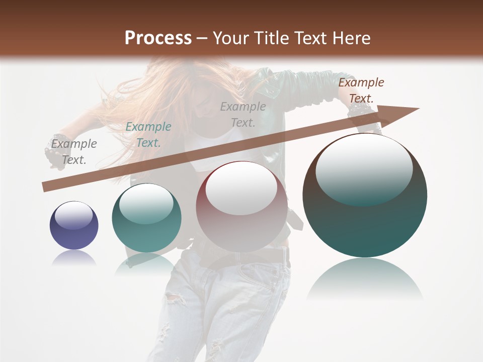 Female Funky Color PowerPoint Template