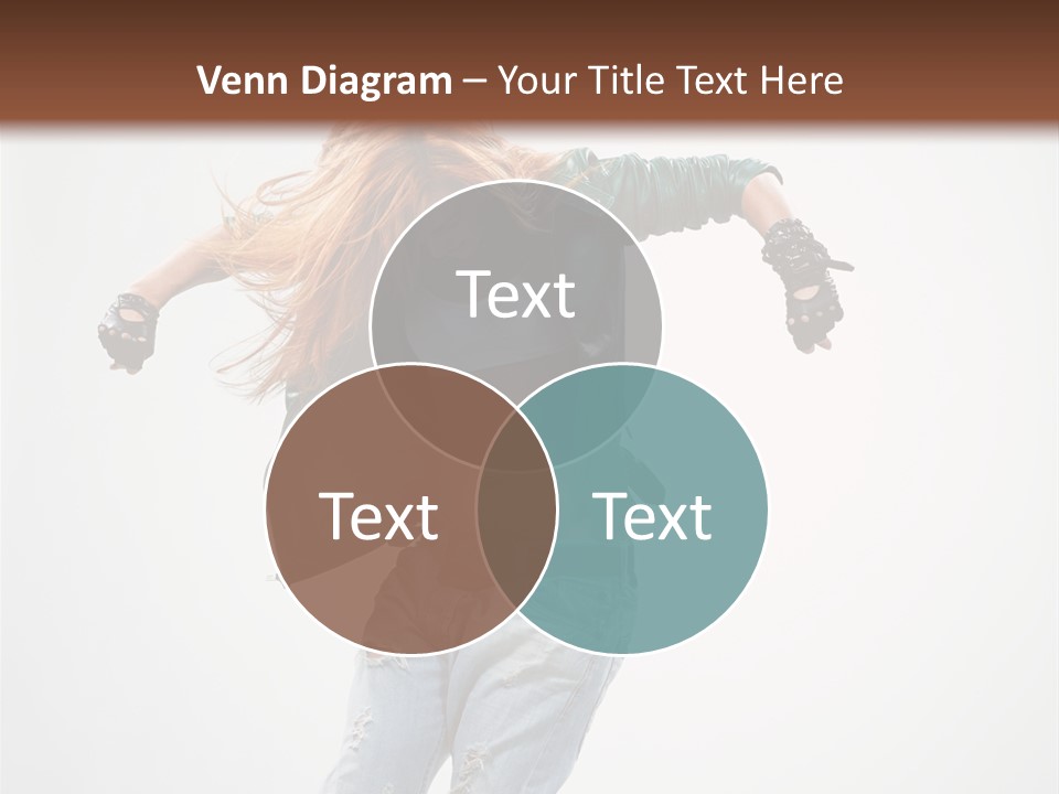 Female Funky Color PowerPoint Template