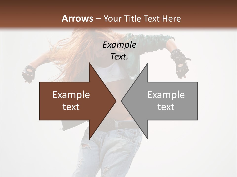 Female Funky Color PowerPoint Template