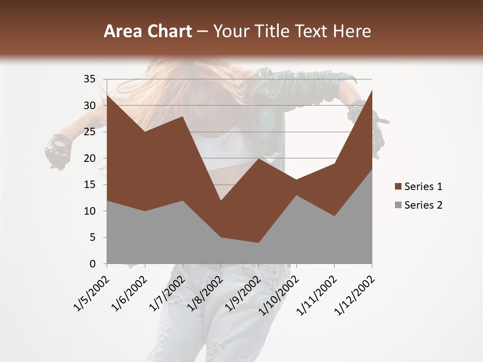 Female Funky Color PowerPoint Template