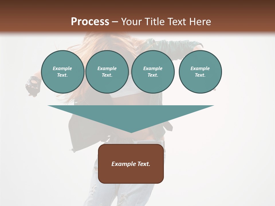 Female Funky Color PowerPoint Template