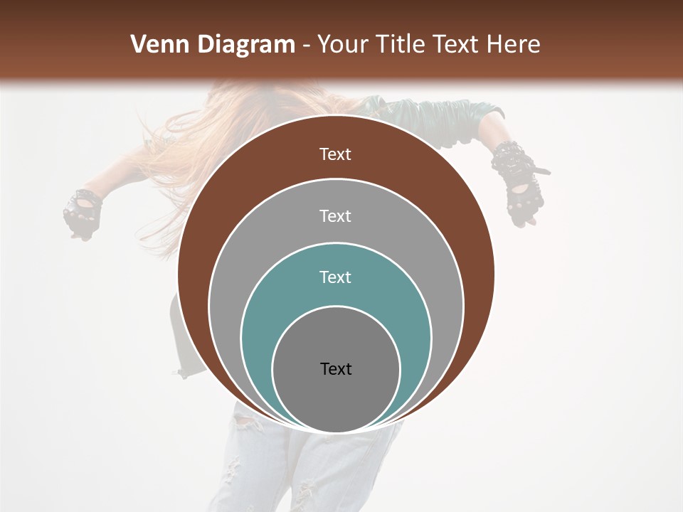 Female Funky Color PowerPoint Template