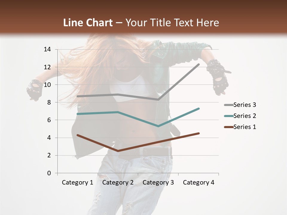 Female Funky Color PowerPoint Template