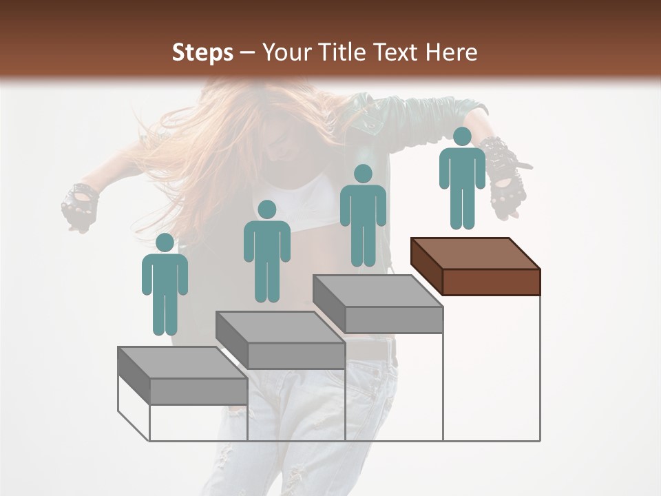 Female Funky Color PowerPoint Template