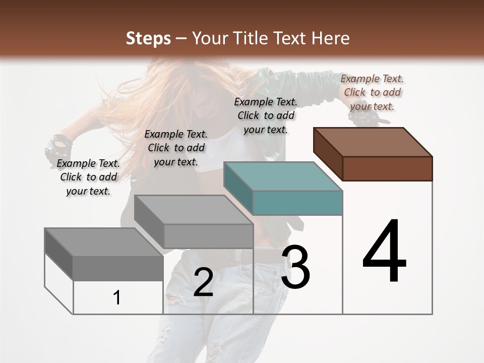 Female Funky Color PowerPoint Template
