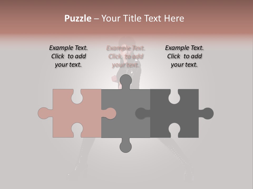 People Ninja Bodysuit PowerPoint Template