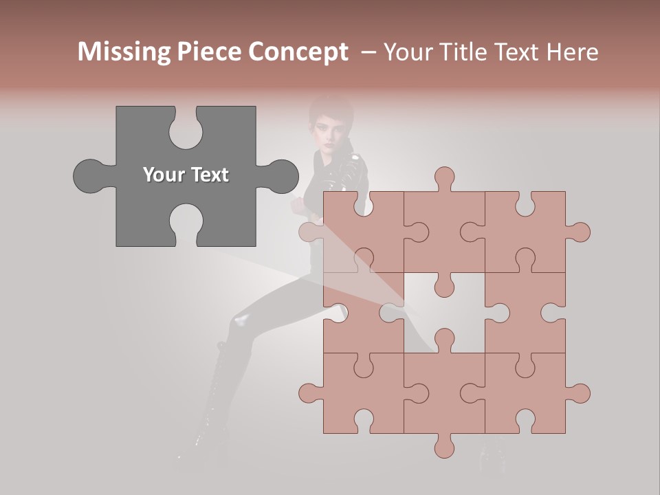 People Ninja Bodysuit PowerPoint Template