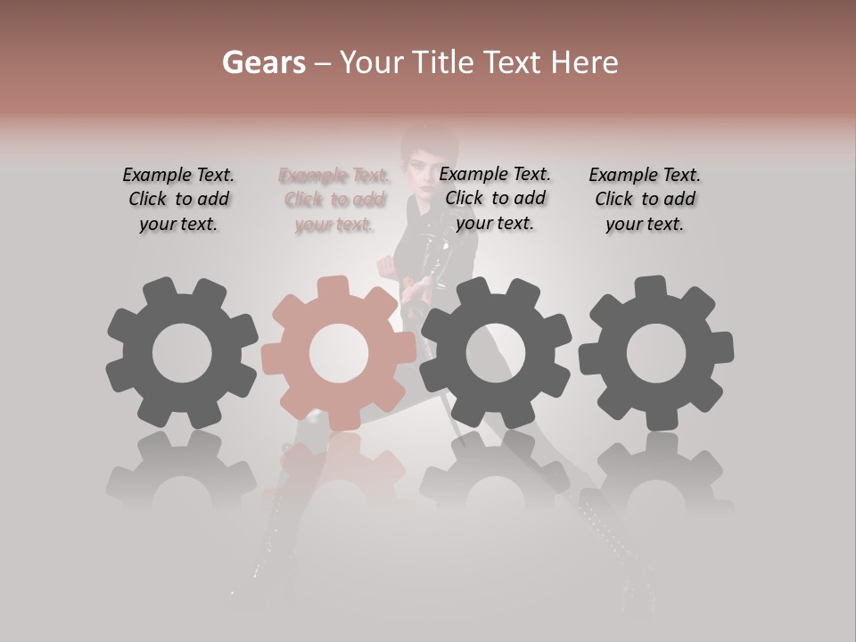 People Ninja Bodysuit PowerPoint Template