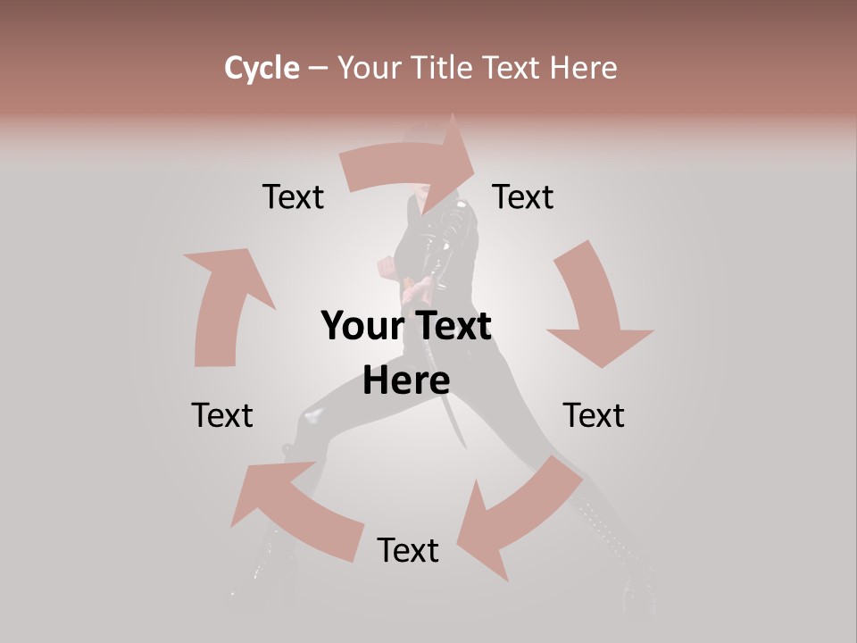 People Ninja Bodysuit PowerPoint Template