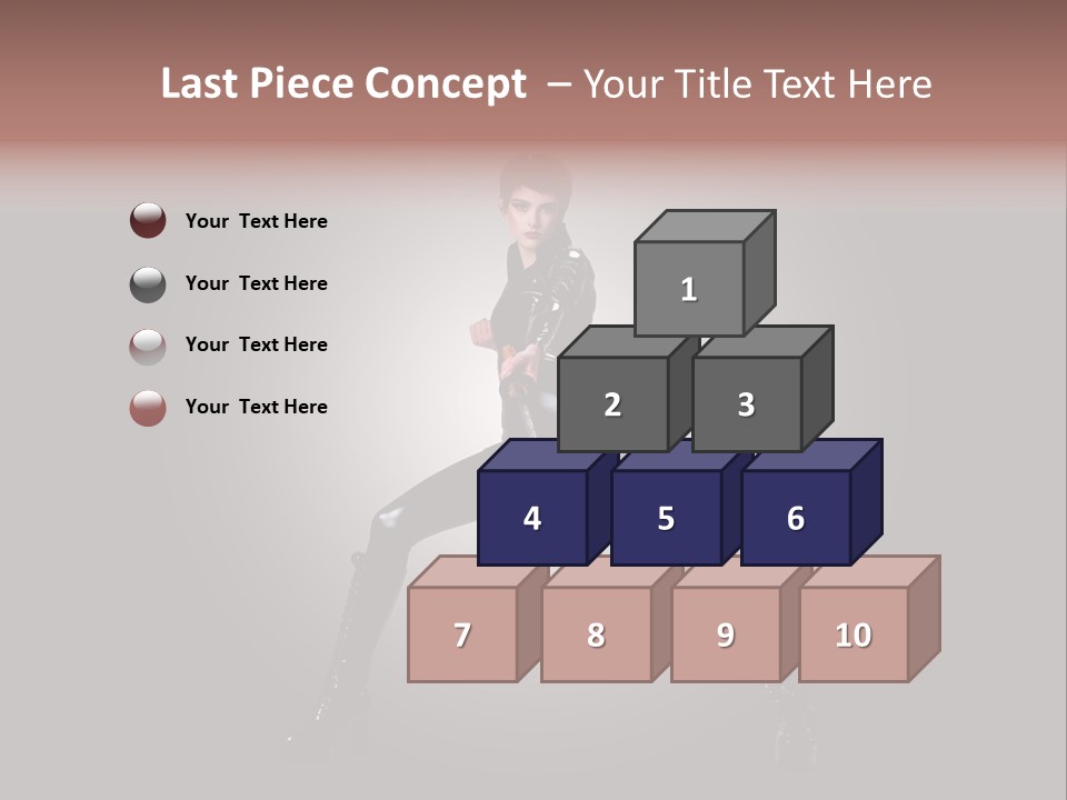 People Ninja Bodysuit PowerPoint Template