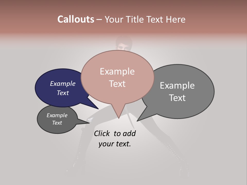 People Ninja Bodysuit PowerPoint Template