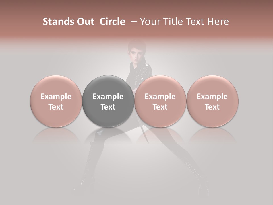 People Ninja Bodysuit PowerPoint Template