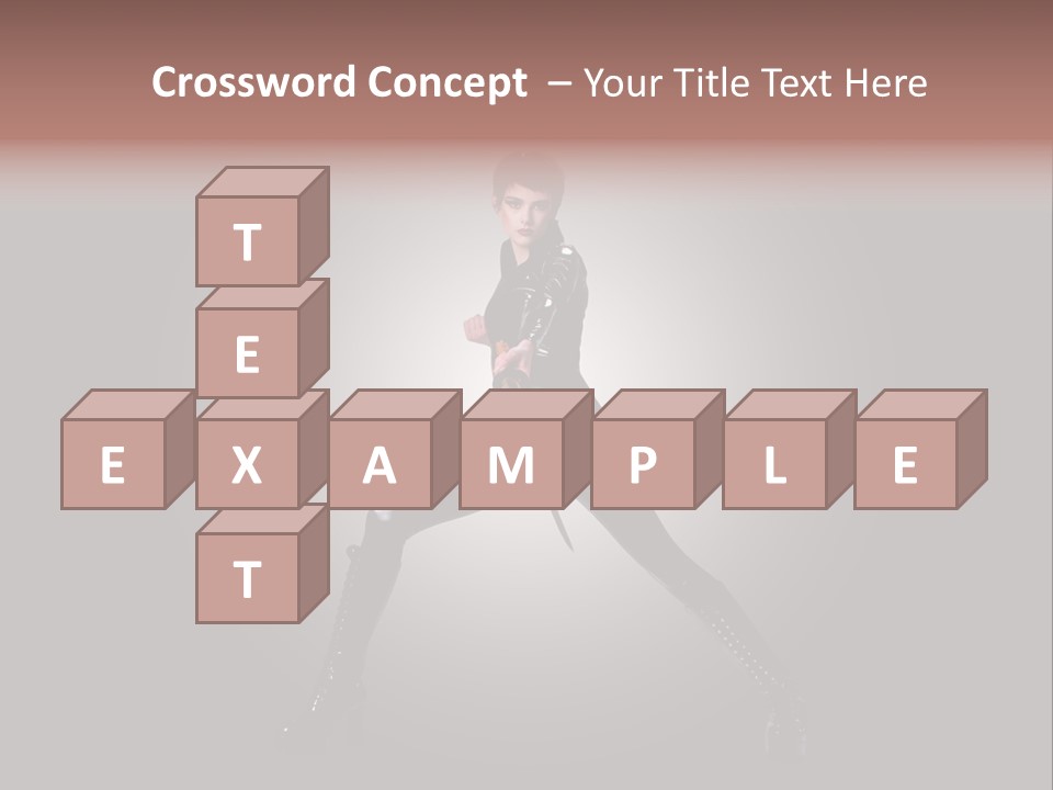 People Ninja Bodysuit PowerPoint Template