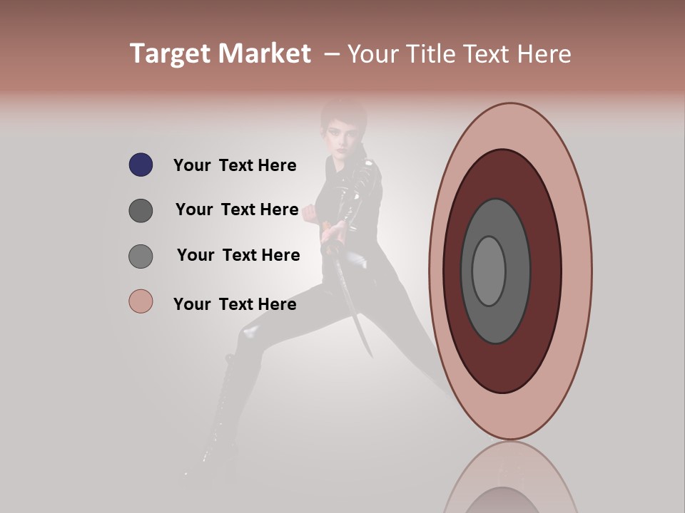 People Ninja Bodysuit PowerPoint Template