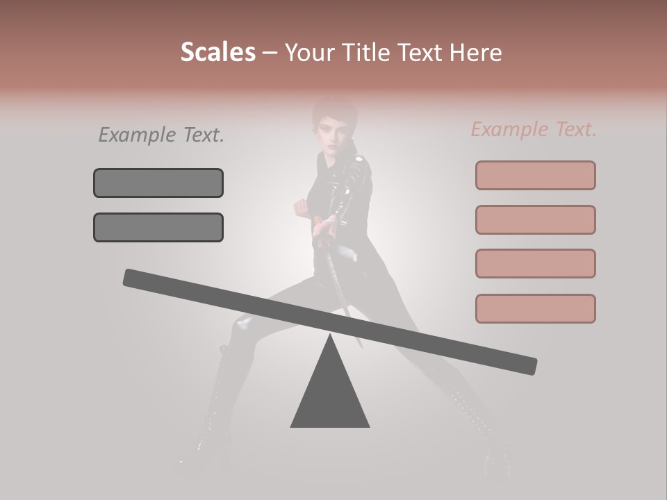 People Ninja Bodysuit PowerPoint Template