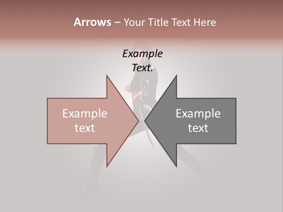 People Ninja Bodysuit PowerPoint Template