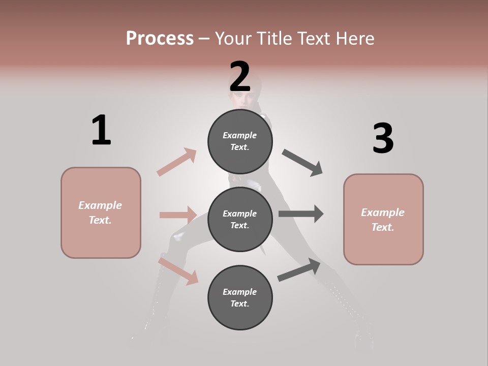 People Ninja Bodysuit PowerPoint Template
