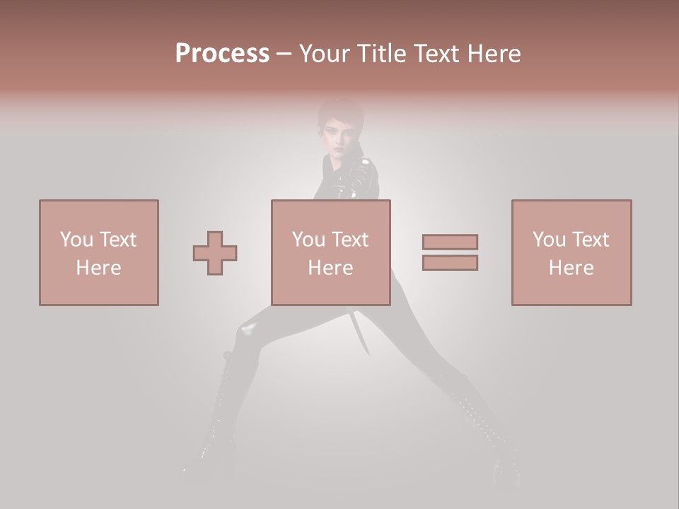 People Ninja Bodysuit PowerPoint Template
