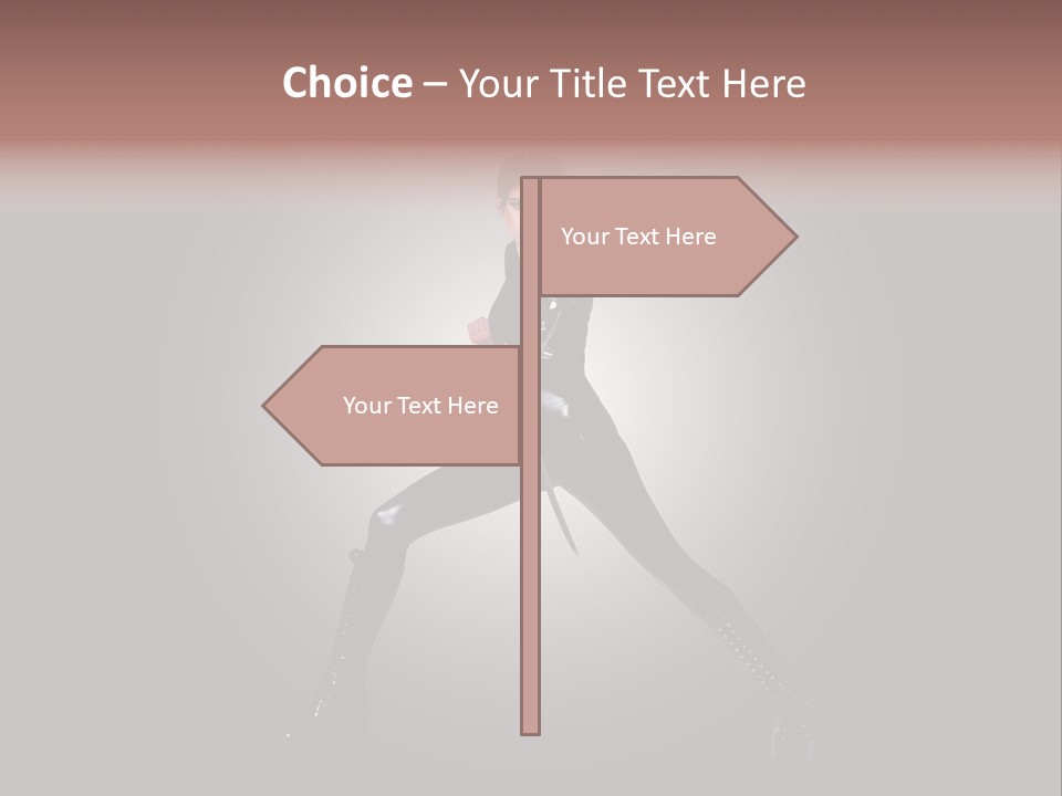 People Ninja Bodysuit PowerPoint Template