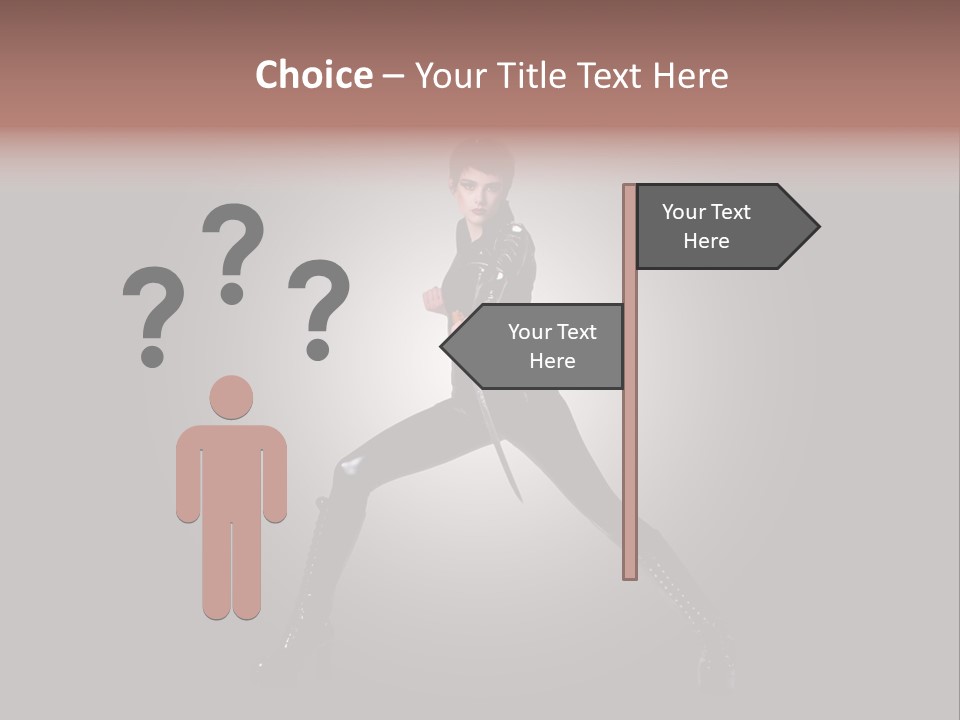 People Ninja Bodysuit PowerPoint Template