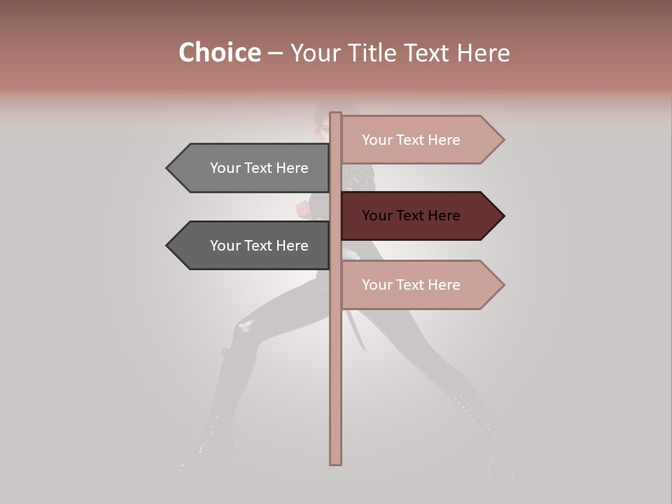 People Ninja Bodysuit PowerPoint Template