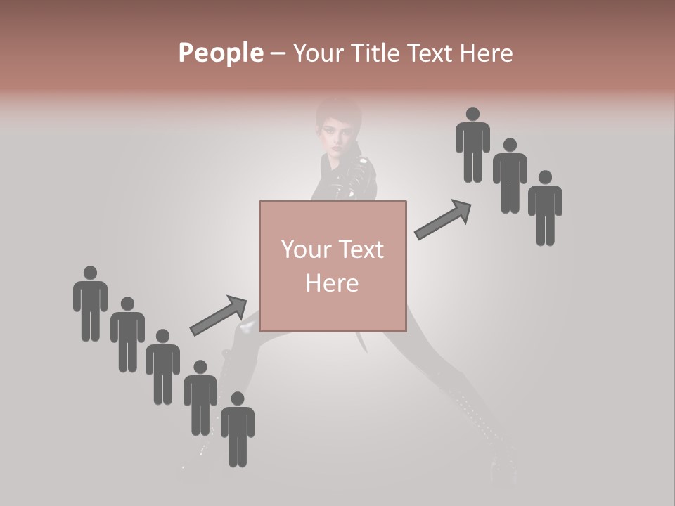 People Ninja Bodysuit PowerPoint Template