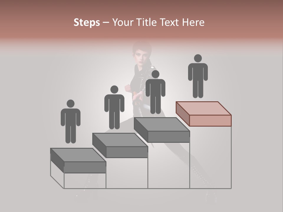 People Ninja Bodysuit PowerPoint Template