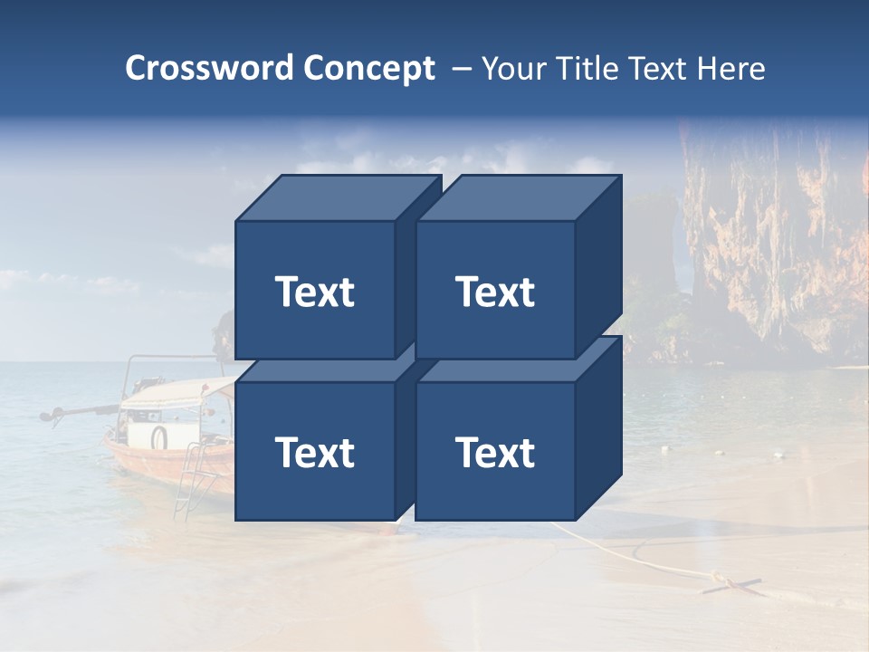 Thailand Coastline Vacations PowerPoint Template