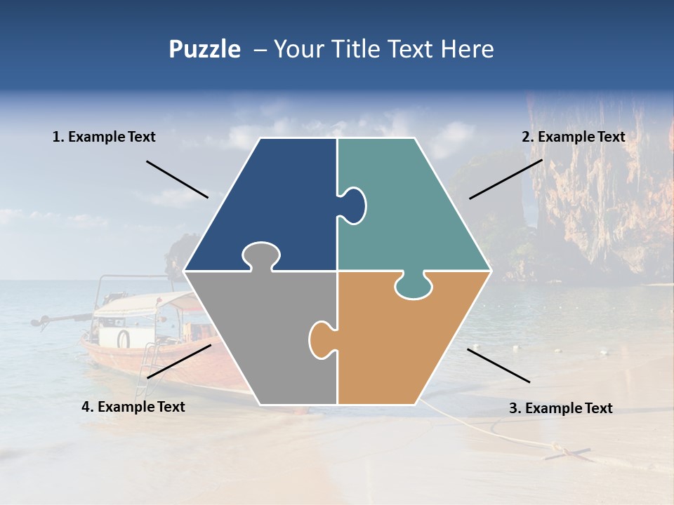 Thailand Coastline Vacations PowerPoint Template