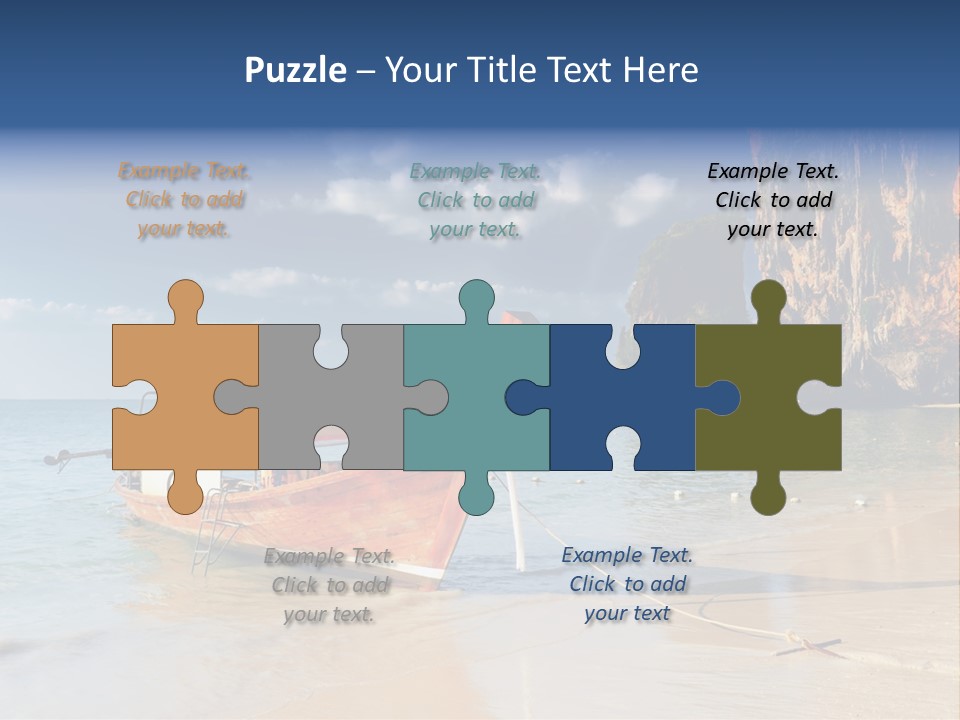 Thailand Coastline Vacations PowerPoint Template